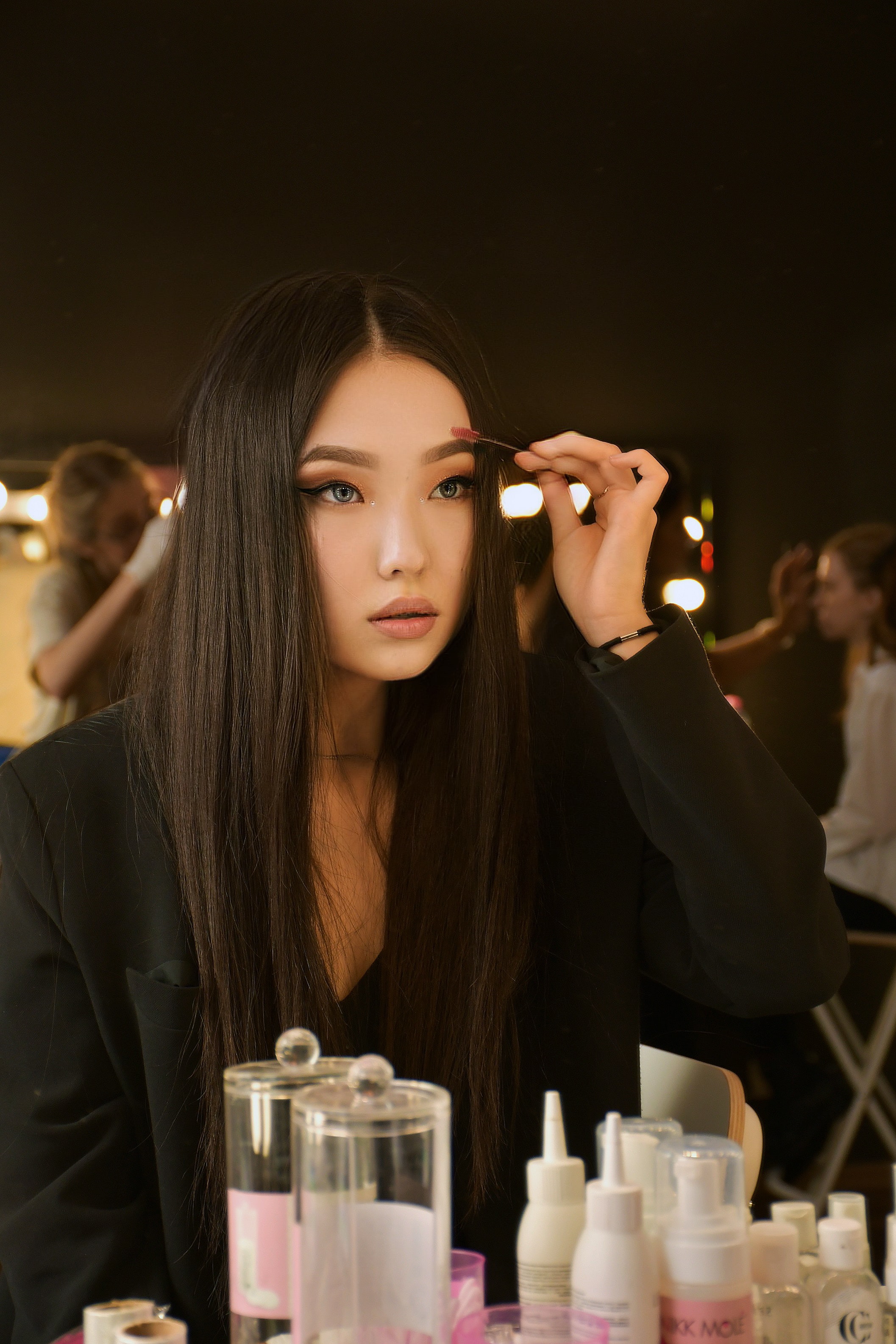 makeup and brows